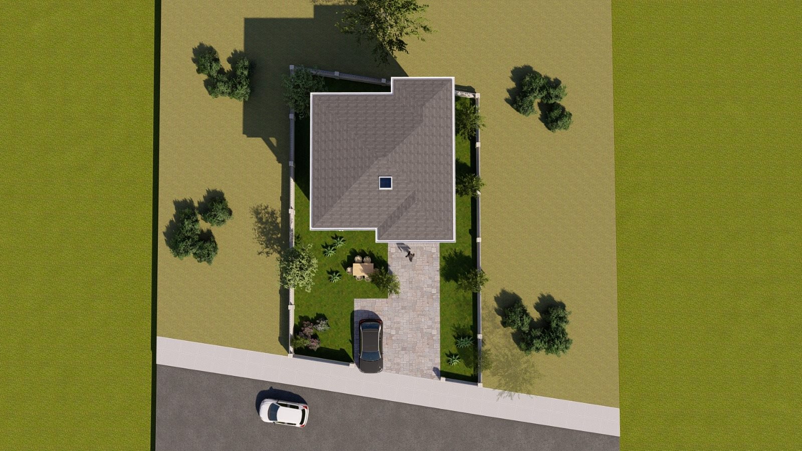 Vaziyet ve çatı planı